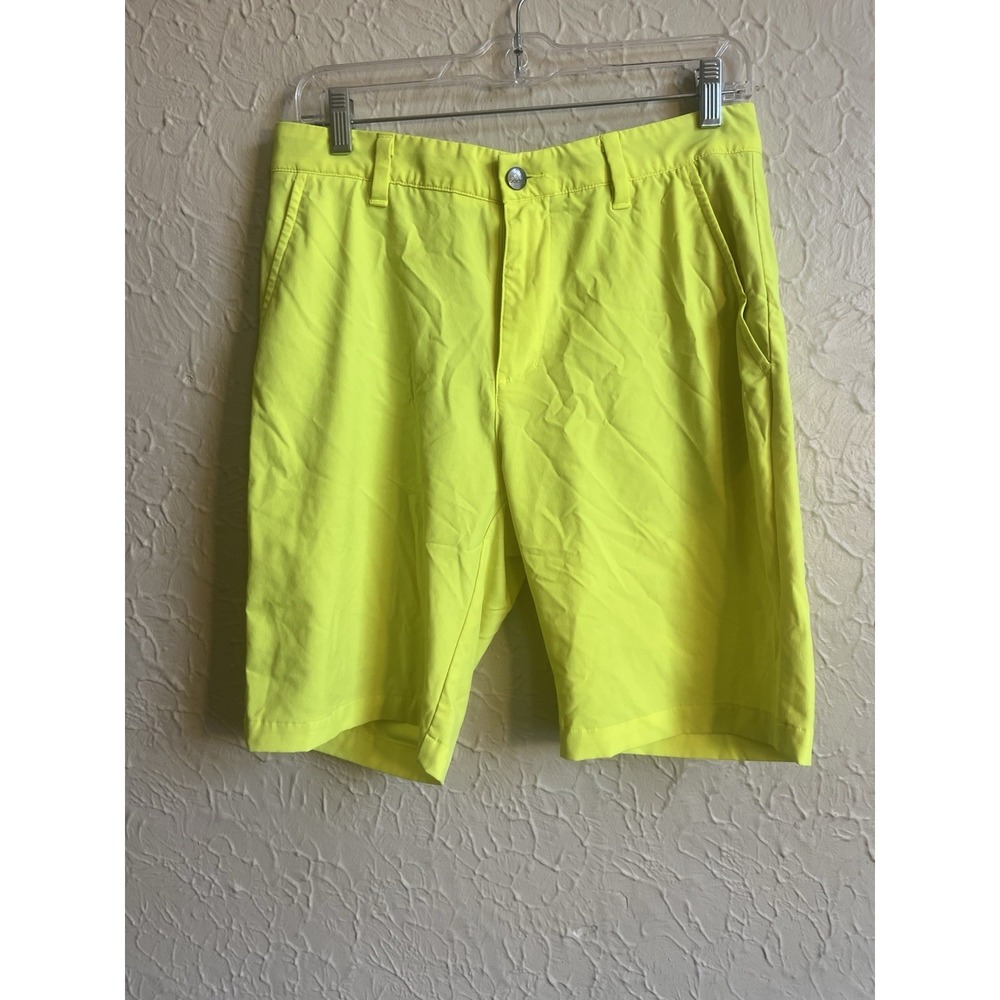 ADIDAS GOLF Mens ULT 365 8.5" Short Neon Yellow Sz 30